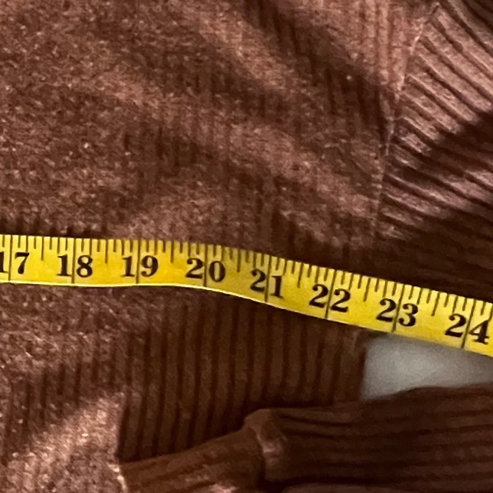 Listicle Brown Crew Neck Ribbed Sweater​ - Picture 5 of 6